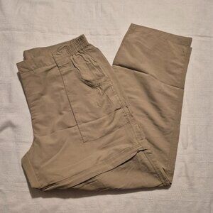 World Wide Sportsman women's size 2XL tan light weight convertible pants, NWT